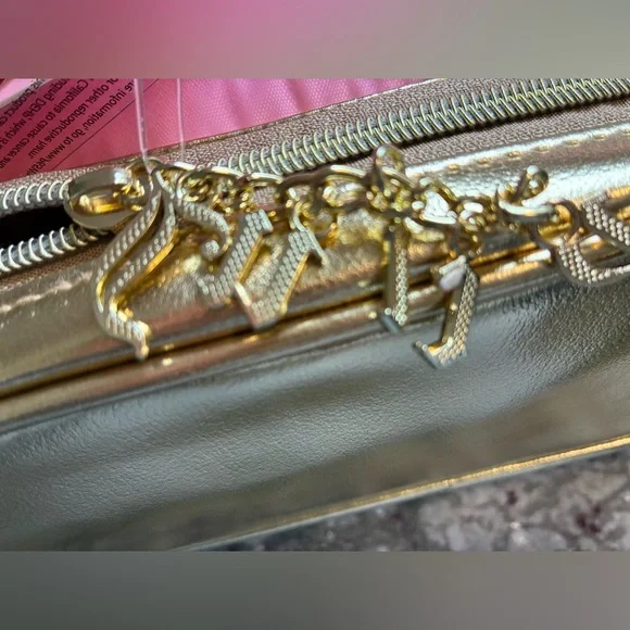 Juicy Couture Gold Women's Makeup Bag - Picture 3 of 15
